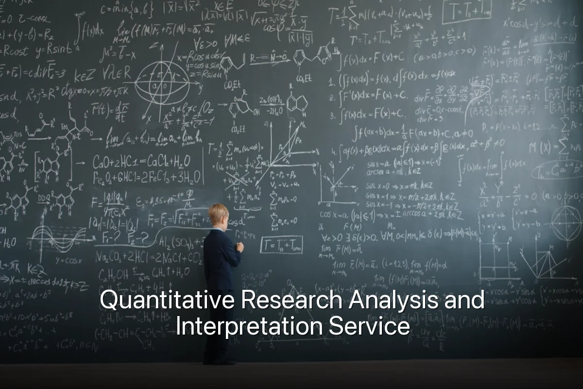 Quantitative Research Analysis and Interpretation Service