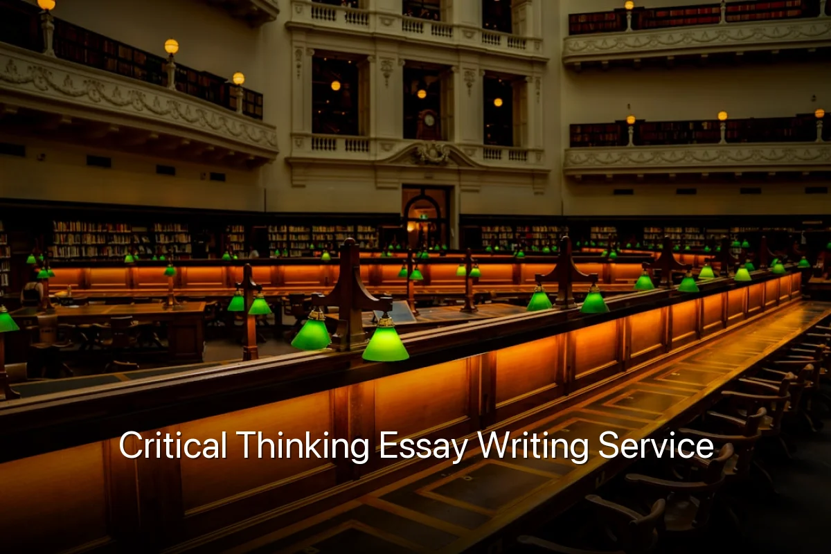 Critical Thinking Essay Writing Service