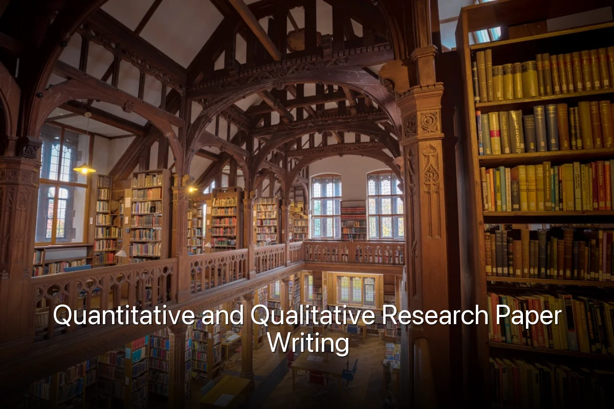 Quantitative and Qualitative Research Paper Writing