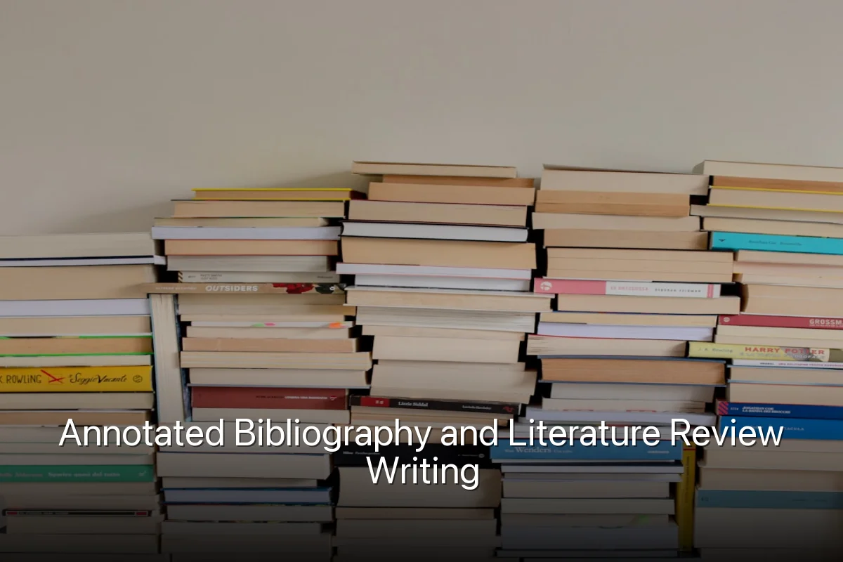 Annotated Bibliography and Literature Review Writing
