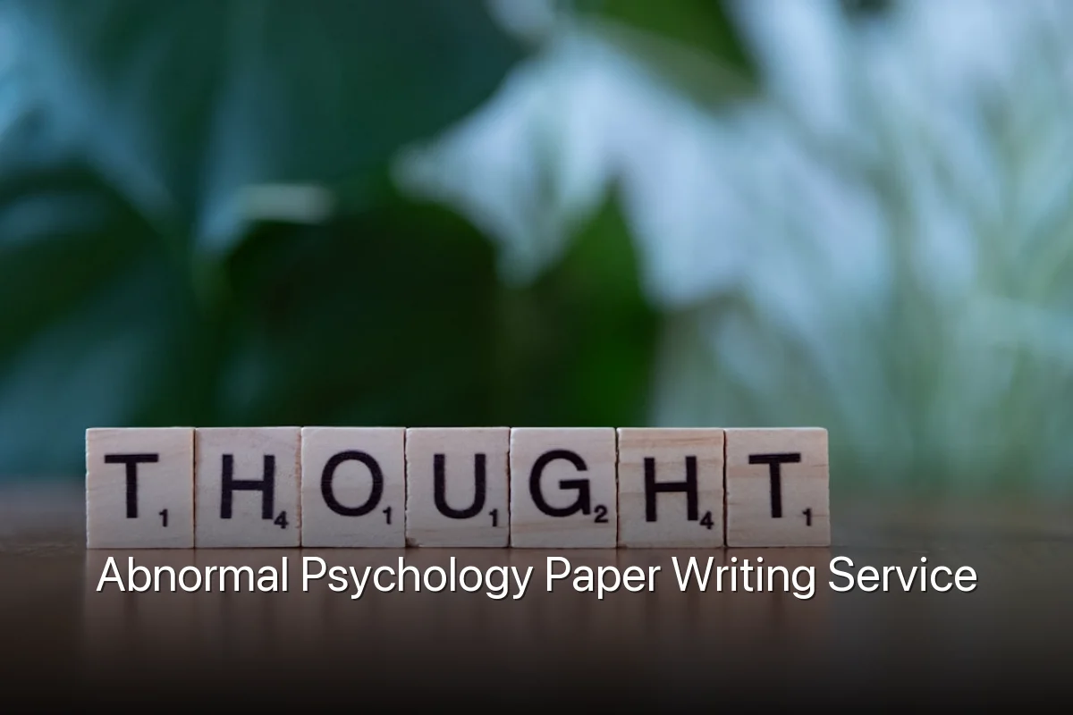Abnormal Psychology Paper Writing Service
