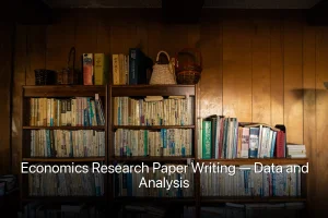 Economics Research Paper Writing — Data and Analysis