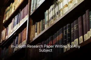 In-Depth Research Paper Writing for Any Subject